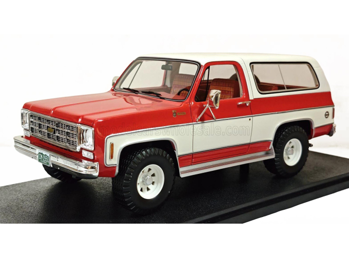 CHEVROLET BLAZER K5 4x4 (1978), red/beige