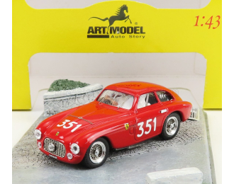 FERRARI 166mm Berlinetta Touring Sn020i №351 Mille Miglia (1951) G.rota - R.toscano, Red