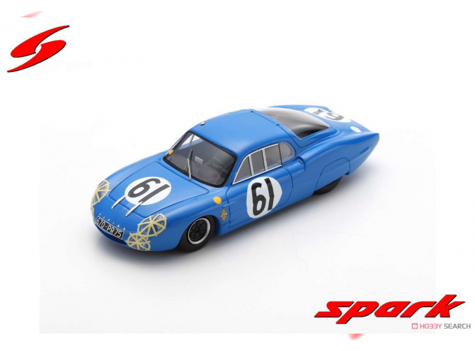 ALPINE M63B #61 24H Le Mans R. Bouharde - P. Monneret 1965