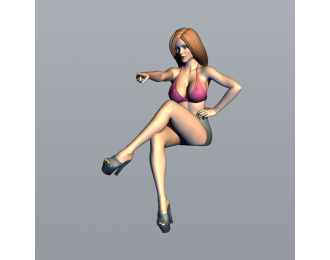 Фигура Навигатор (масштаб 1:24), окрашенная