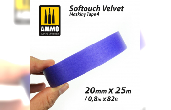 Softouch Velvet Masking Tape #4 (20mm x 25M) 