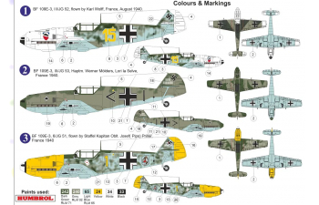 Сборная модель Истребитель Bf 109E-3 „Battle of Britain“