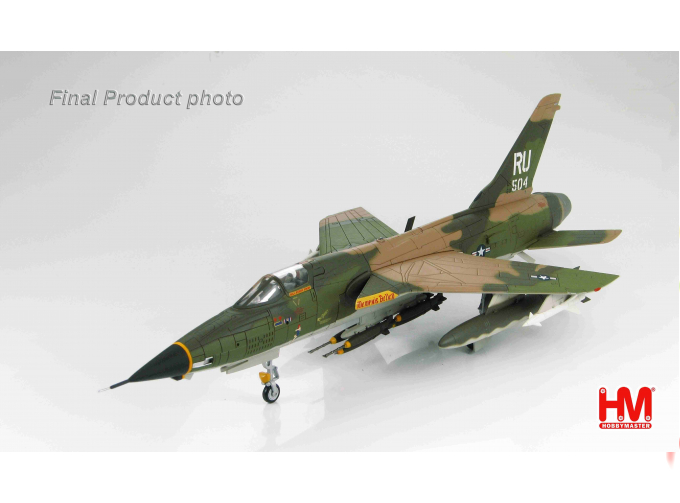 Republic F-105D Thunderchief Diecast Model USAF 355th TFW 357th TFS "Memphis Belle II" Buddy Jones Takhli RTAFB Thailand 1966