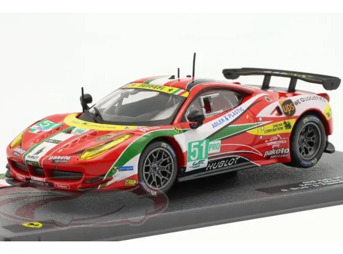 FERRARI 458 Italia GT2 №51 24h LeMans Gianmaria Bruni, Giancarlo Fisichella, Toni Vilander(2014)