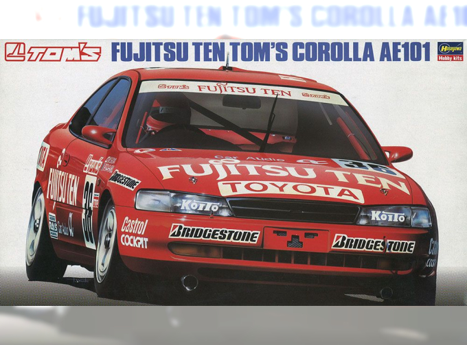 Сборная модель FUJITSU TEN TOM'S COROLLA AE101