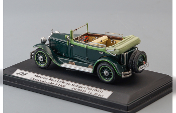 MERCEDES-BENZ 10/50 typ Stuttgart 260 (W11) Luxus Cabriolet D (1930), green