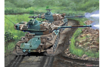 Сборная модель JGSDF Type 61 Tank (Set of 2)