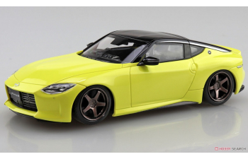 Сборная модель Nissan RZ34 Fairlady Z Custom Wheel, Ikazuchi Yellow