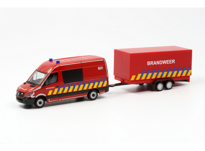 MERCEDES-BENZ Sprinter Fire Department with Trailer (B), red