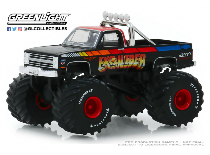CHEVROLET K20 Silverado Monster Truck "Excaliber" Bigfoot 1987