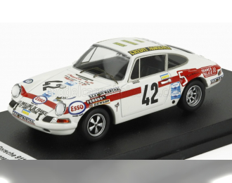 PORSCHE 911s Coupe №42 24h Le Mans (1971) Jean Mesange - Gerard Darton Merlin, White Red