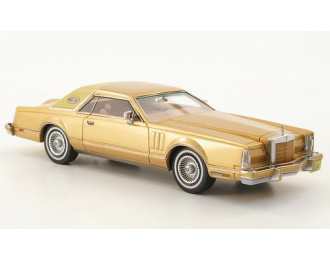 LINCOLN Continental Mk V Coupe 1978, Gold/Beige