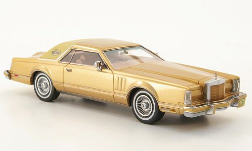 LINCOLN Continental Mk V Coupe 1978, Gold/Beige