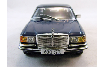 MERCEDES-BENZ 280 SE (1972), Mercedes-Benz Offizielle Modell-Sammlung 18, blue