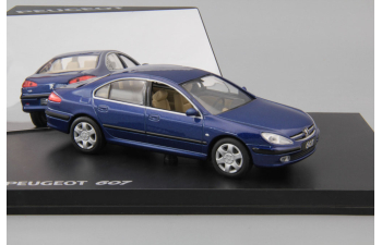 PEUGEOT 607 (2004), blue metallic