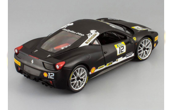 FERRARI 458 Italia Challenge #12, black matt