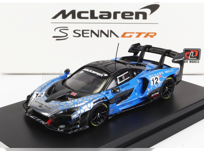 McLAREN Senna Gtr N 12 Press 2021, Blue Black