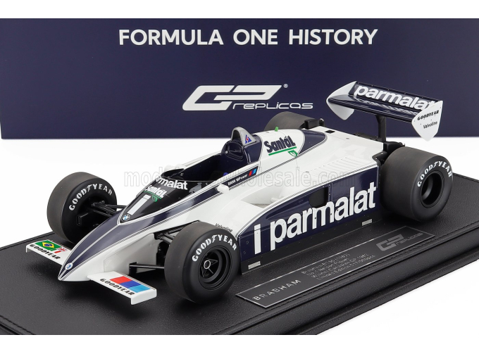 BRABHAM F1 Bt50 Parmalat №1 Winner Canadian Gp Nelson Piquet, (1982), White Blue