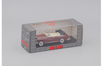 MERCEDES-BENZ 300D Cabriolet (1958), dark red