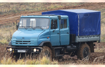 Сборная модель ЗИL Бычок 4х4 (сдвоенная поздняя кабина) бортовой