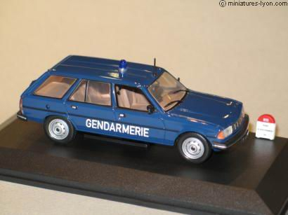 PEUGEOT 305 Break Gendarmerie (1983), синий