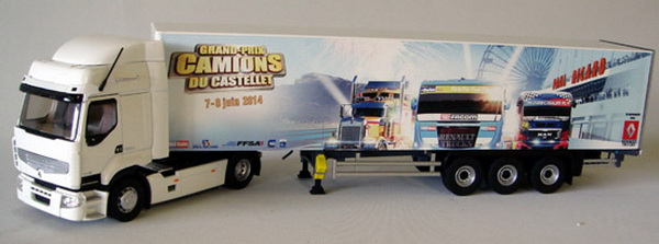 RENAULT PREMIUM DXI c полуприцепом GRAND PRIX DU CASTELLET 2014, белый