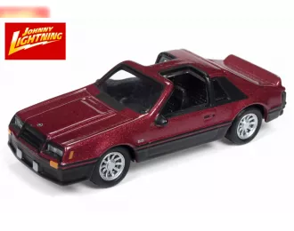 FORD Mustang GT (1982), dark red