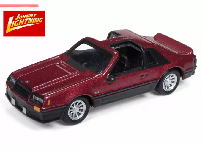 FORD Mustang GT (1982), dark red