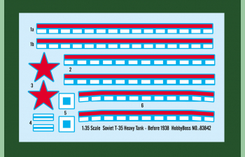 Сборная модель Танк Soviet T-35 Heavy Tank - Before 1938