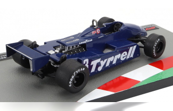 TYRRELL F1 011 Denim №3 Long Beach Gp (1982) Michele Alboreto, Blue