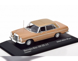 MERCEDES-BENZ 300 SEL 6.3 W109 (1968), light gold-metallic