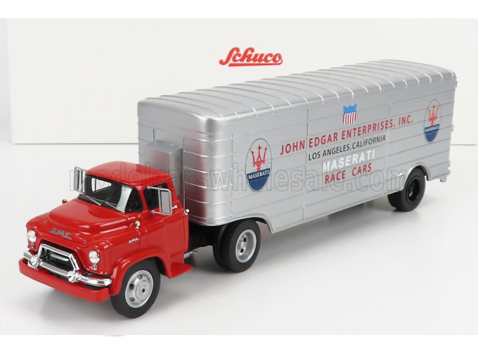 GMC Truck Team John Edgar Enterprises Inc. Maserati Car Transporter, Red Silver