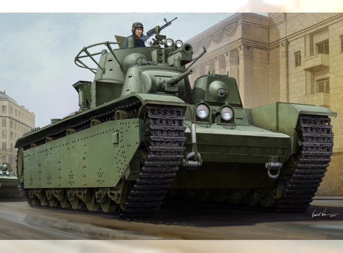 Сборная модель Танк Soviet T-35 Heavy Tank - 1938/1939