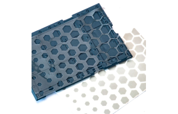 Маска окрасочная шестиугольники градиент, размер М-L