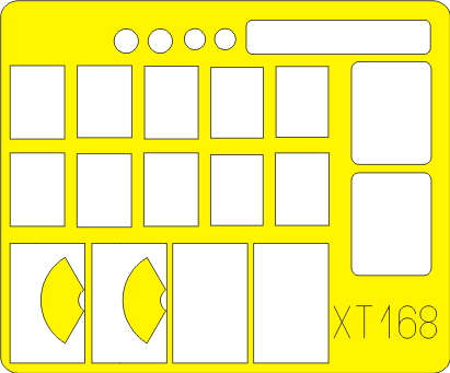 Окрасочная маска Советский артиллерийский тягач Ворошиловец