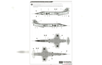 Сборная модель USAF F-104C "Vietnam War"