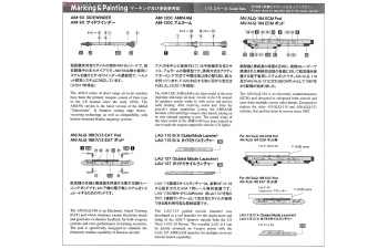 Сборная модель набор вооружения AIRCRAFT WEAPONS