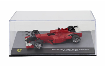 FERRARI F1 F2001 №1 World Champion Season (2001) Michael Schumacher - Con Vetrina - With Showcase, Red Black