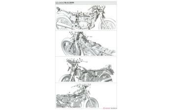 Сборная модель HONDA Vt250f (mc08) Integra 1985