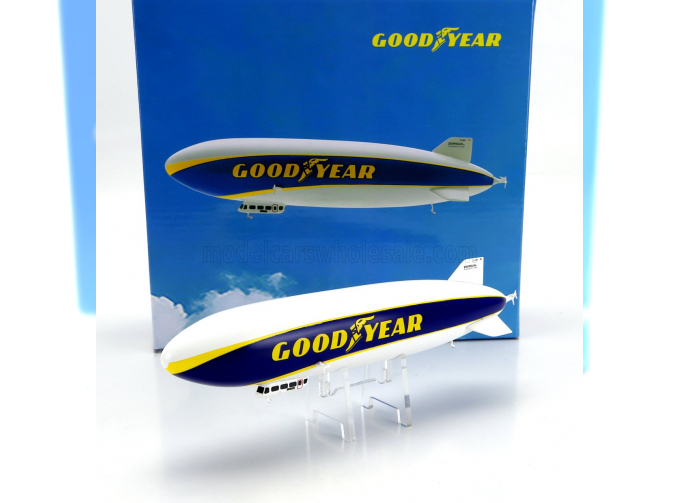 LUFTSCHIFFBAU ZEPPELIN Dirigeable - Dirigibile - Goodyear Blimp, White Blue Yellow