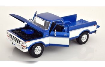 FORD F150 Pick Up (1979), blue metallic white