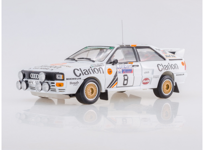 AUDI Quattro A2 - #8 P.Eklund/B.Cederberg RAC Rally (1985)