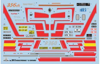 Сборная модель BERLIET 356ch/RENAULT R360 "le Centaure"