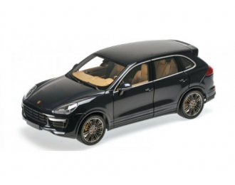 PORSCHE CAYENNE TURBO S - 2014 - BLUE METALLIC