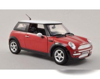 MINI Cooper (2001), red/white