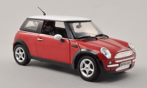 MINI Cooper (2001), red/white