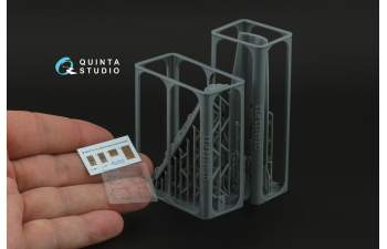 3D Декаль Воздушный тормоз и его ниша с панелями предохранителей для Суххой-30СМ (Звезда) (с 3D-печатными деталями)