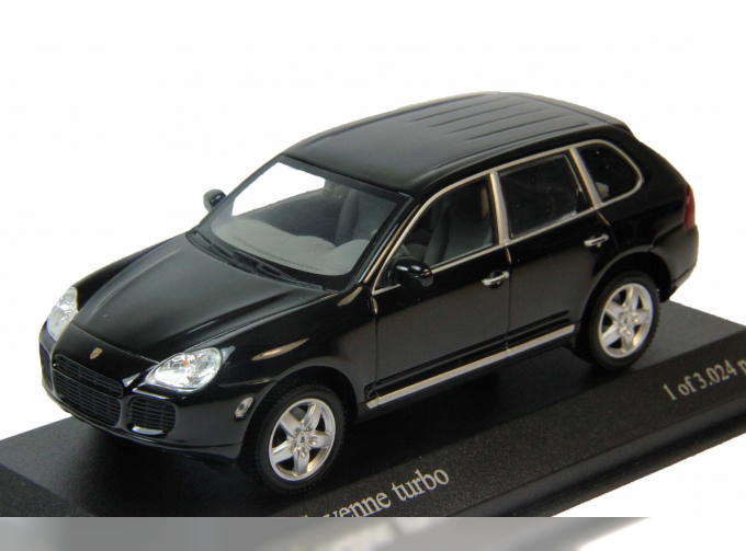 PORSCHE Cayenne Turbo (2002), black metallic