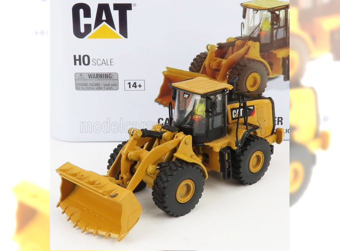 CATERPILLAR Cat966m Ruspa Gommata - Scraper Tractor Wheel Loader, Yellow Black