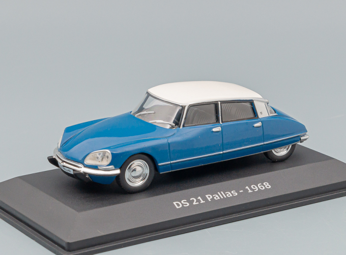 CITROEN DS 21 Pallas (1968), blue white